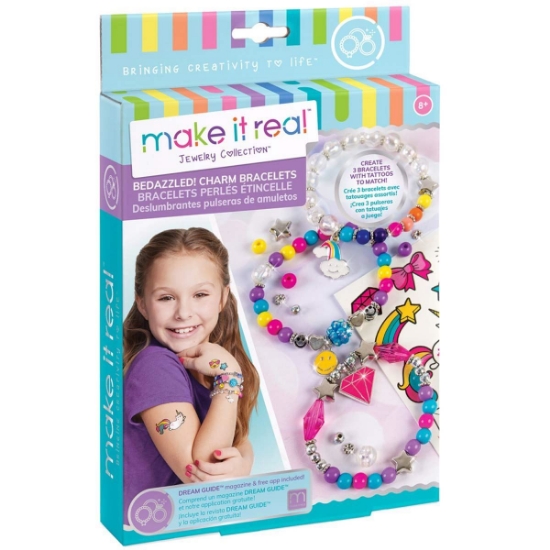 Winmagic Make It Real Metal Bedazzled! Create 3 Unique Charm Bracelets Kit
