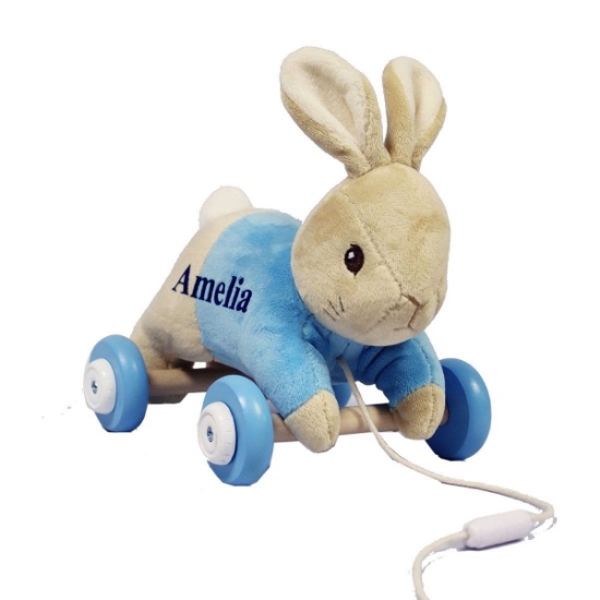 Peter Rabbit Personalised Pull Along Toy