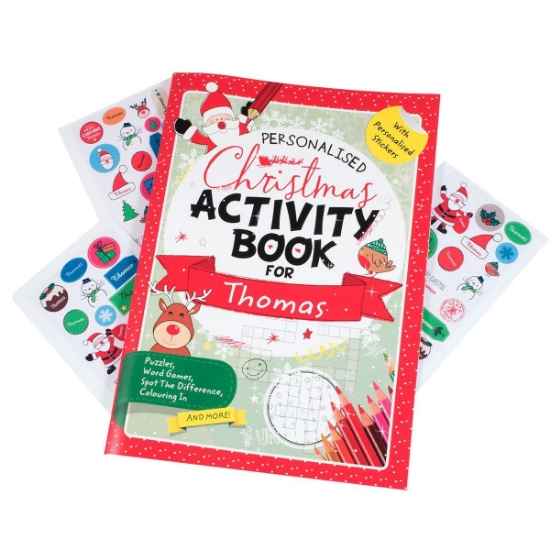 Personalised Christmas Activity Book