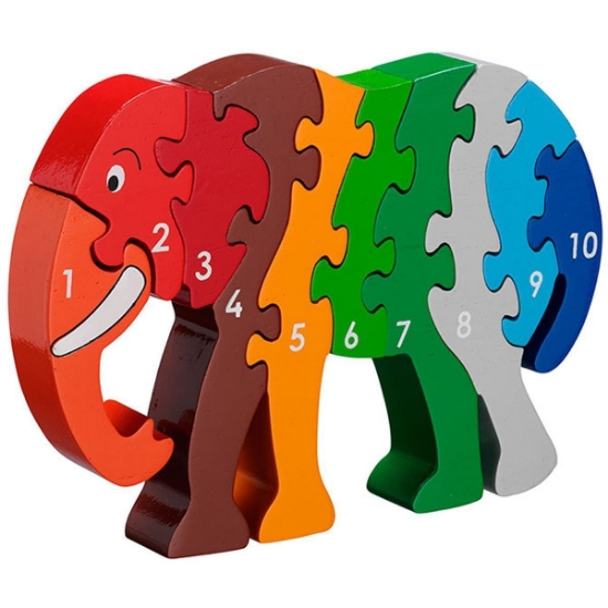 Elephant 1-10 Jigsaw