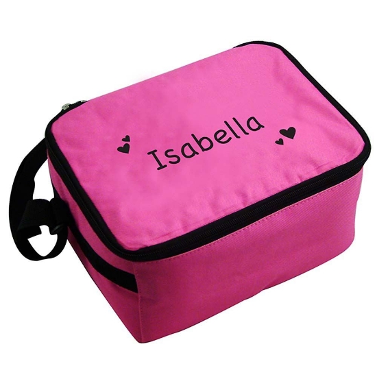 Cool Bag/Lunch Box - Pink Hearts