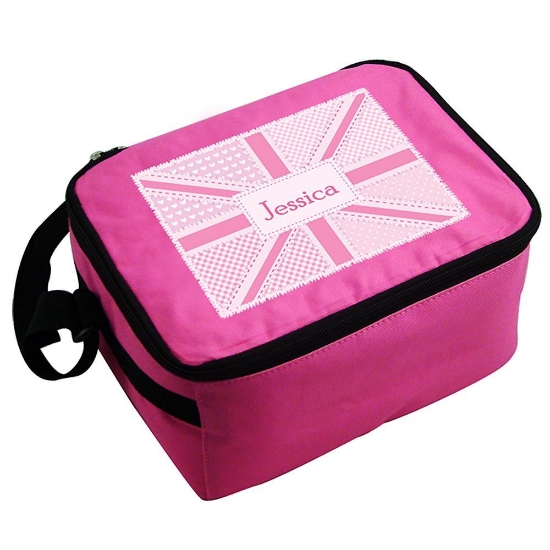 Lunch Bag - Pink Patchwork Union Jack