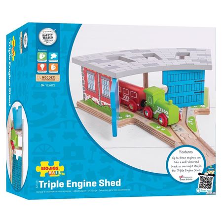 Picture of Train Triple Engine Shed