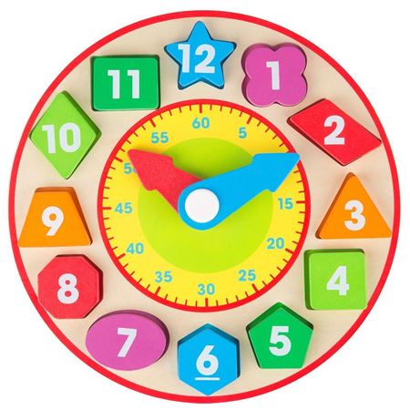 Picture of Wooden Shape Sorting Clock
