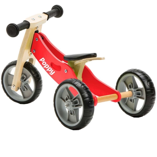 2 in 1 Bike - Red (Tricycle / Balance Bike)