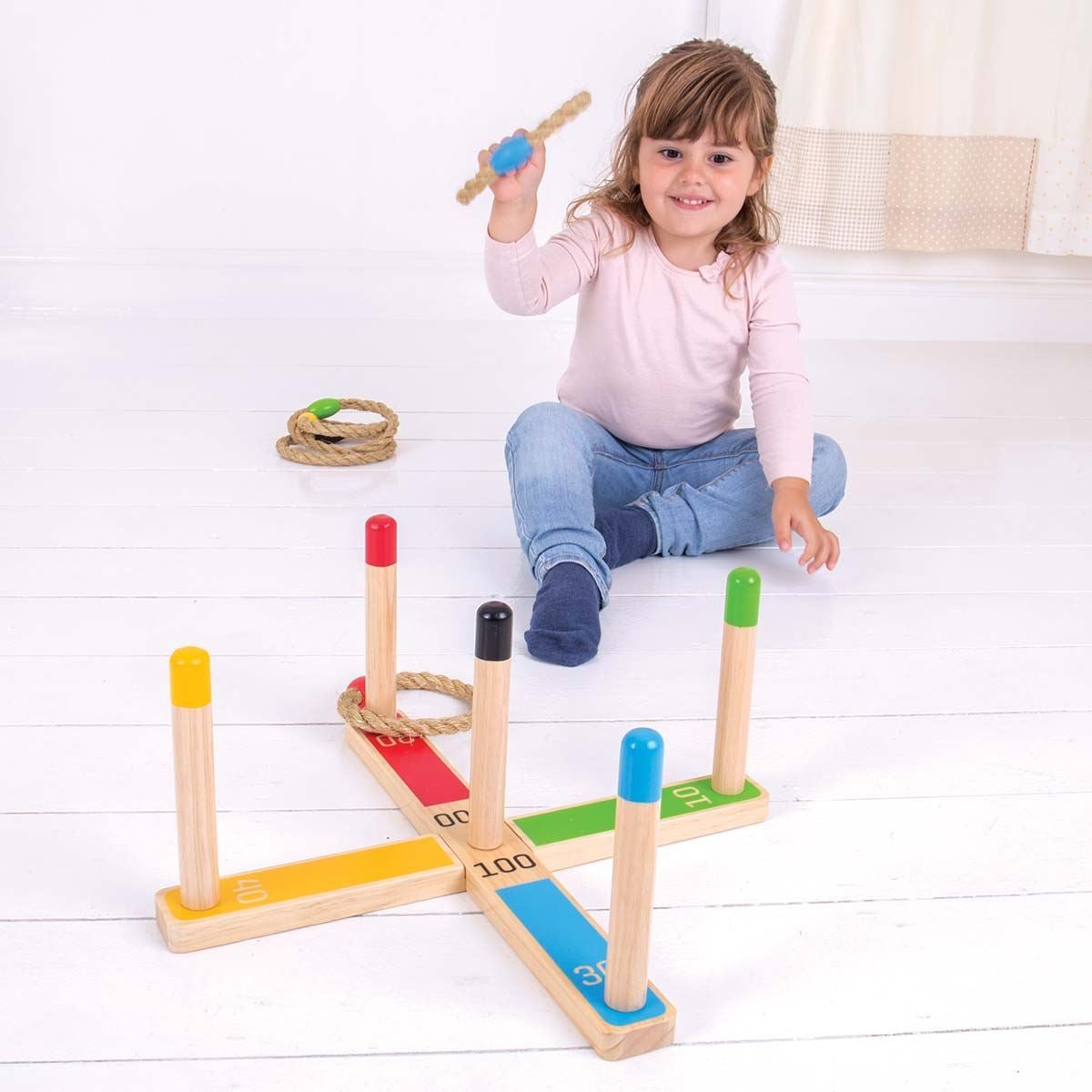 Wooden Quoits - Traditional Garden Games