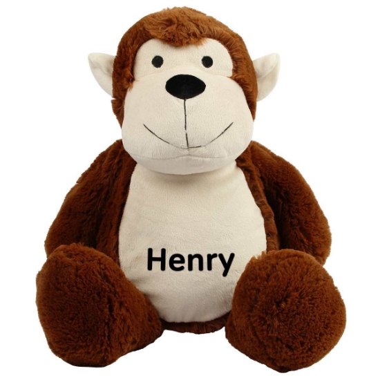 Personalised Monkey Soft Toy