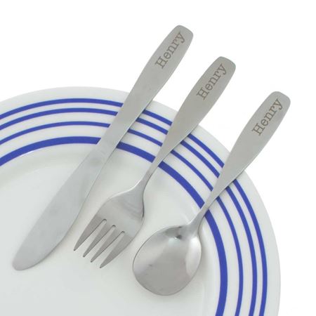 Picture of Personalised 3 Piece Cutlery Set
