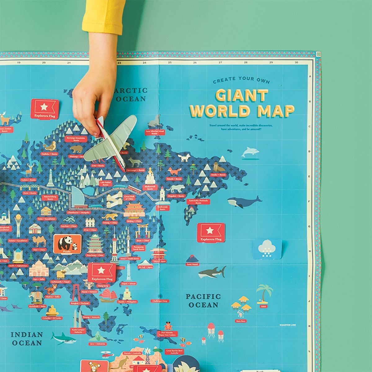 Create Your Own Giant World Map