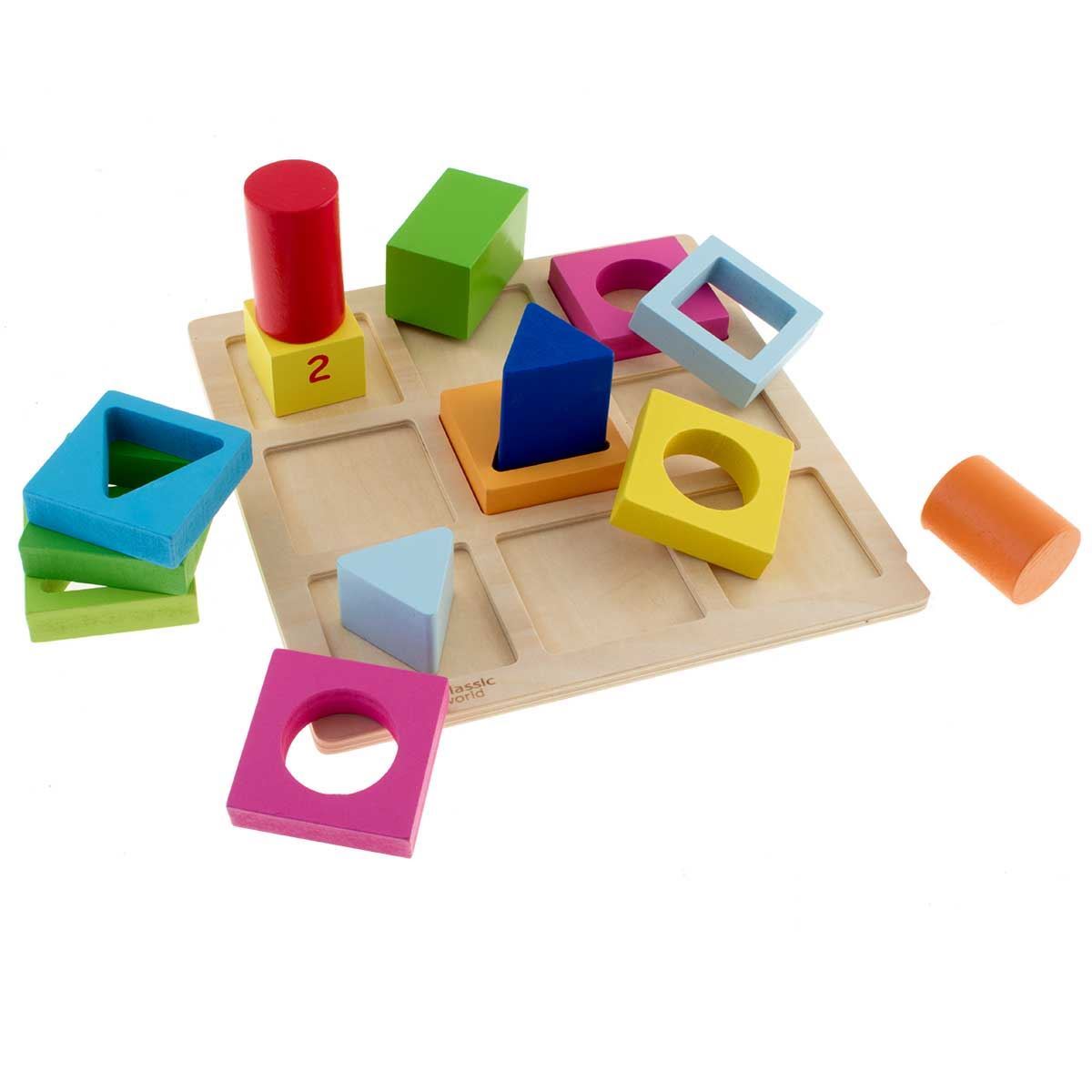Geometric Blocks - Wooden Puzzles