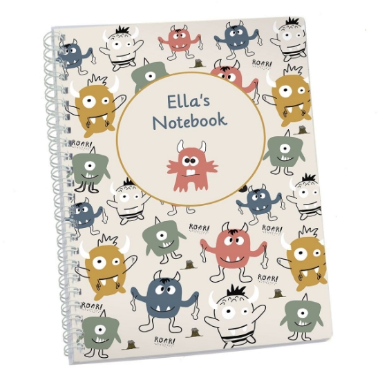 Little Monsters Personalised Notebook