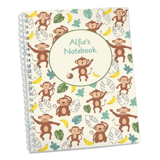 Cheeky Monkey Personalised Notebook
