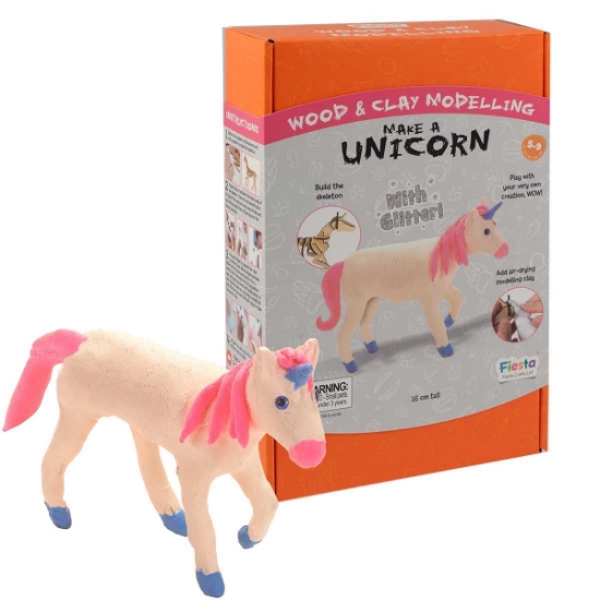 Wood & Clay Kit - Unicorn
