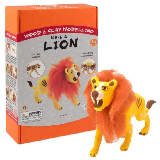 Wood & Clay Kit - Lion