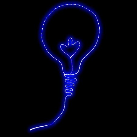 Picture of Shape Your Own Neon Effect Light - Blue