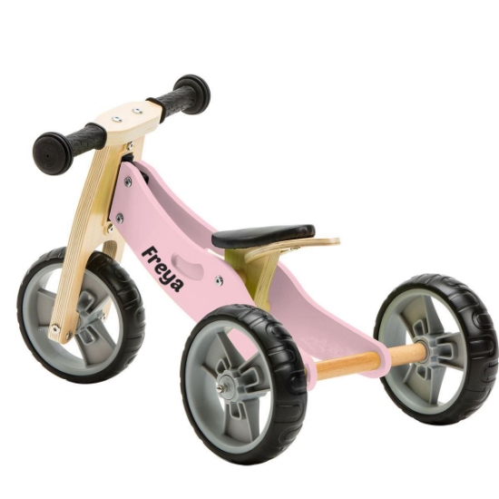2 in 1 Bike - Pastel Pink (Tricycle/Balance Bike)