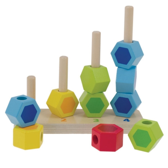 Counting Stacker | Hape | Stacking Toys | Mulberry Bush
