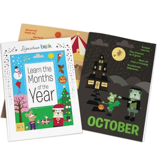 Personalised Months of the Year Book