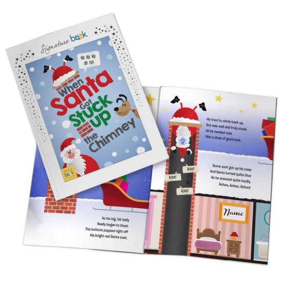 Personalised Book - When Santa Got Stuck up the Chimney
