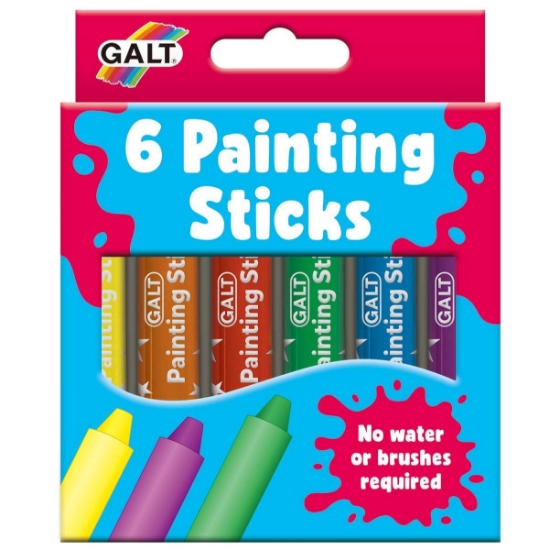 Rainbow Colours Jumbo Paint Markers (Pack of 6) Paints