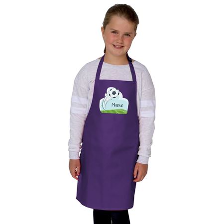 Picture of Football Personalised Apron - Age 7-10