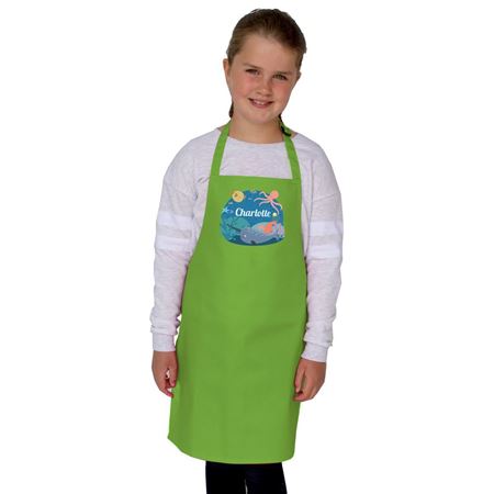 Picture of Ocean Life Personalised Apron - Age 7-10