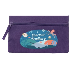 Picture of Ocean Life Personalised Pencil Case
