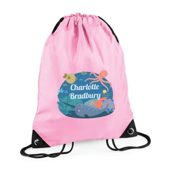 Ocean Life Personalised Swim Bag