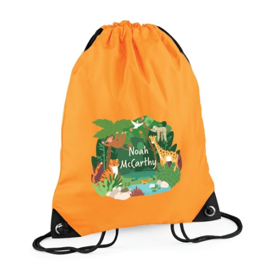 Jungle Personalised Swim Bag