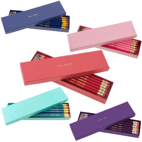 Box of 12 Named HB Pencils