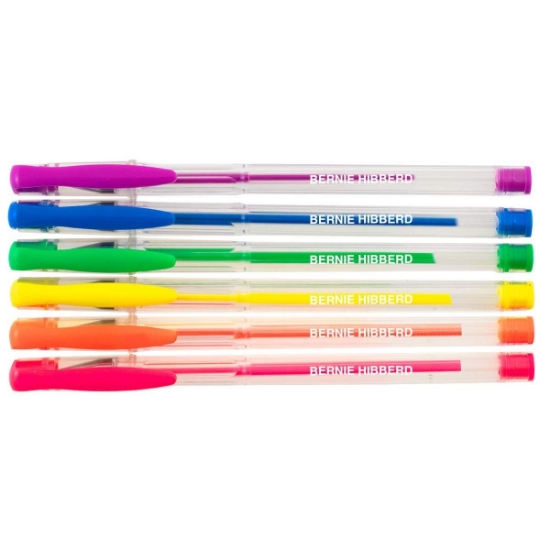 Personalised Neon Gel Pens