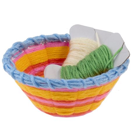 Picture of Yarn Basket Weaving Art