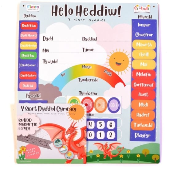 Magnetic Welsh Calendar | Fiesta Crafts | Educational Toys