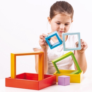 Picture of Wooden Stacking Squares