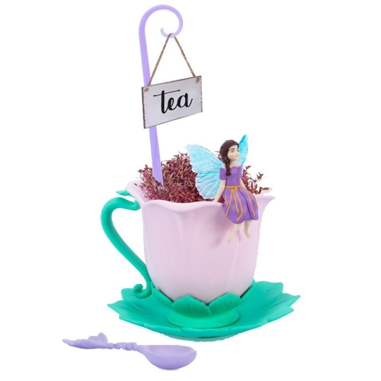 Fairy Tea Cup & Garden