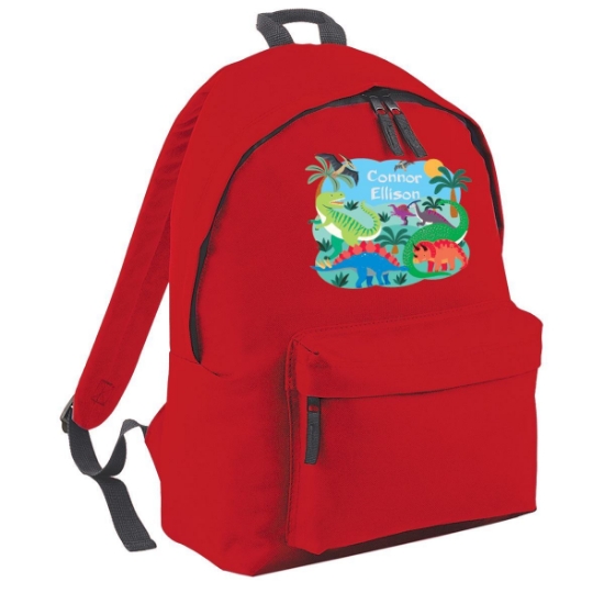 Dinosaurs Personalised Backpack