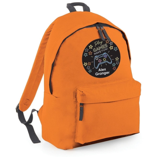 Gaming Personalised Backpack