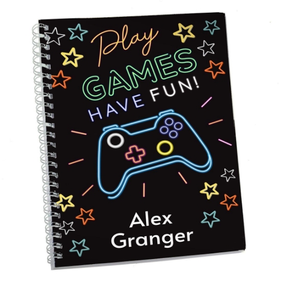 Gaming Personalised Notebook