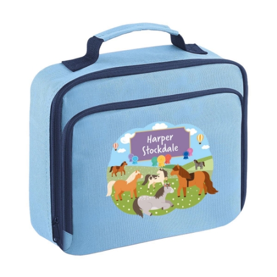 Ponies Personalised Lunch Bag