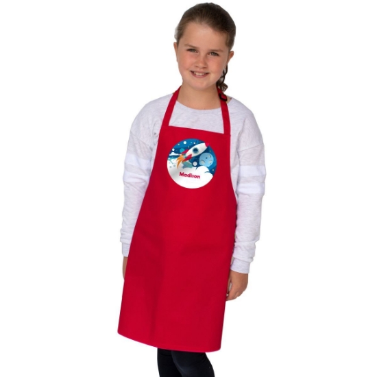 Space Adventure Personalised Apron - Age 7-10