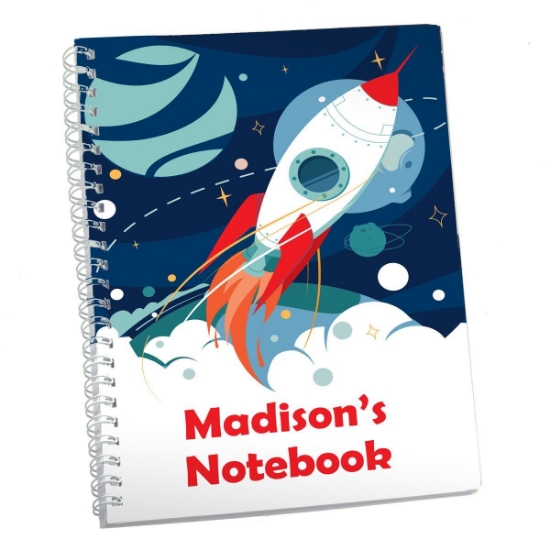 Space Adventure Personalised Notebook