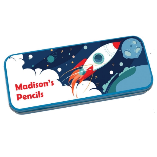 Personalised Pencil Tin - Space Adventure