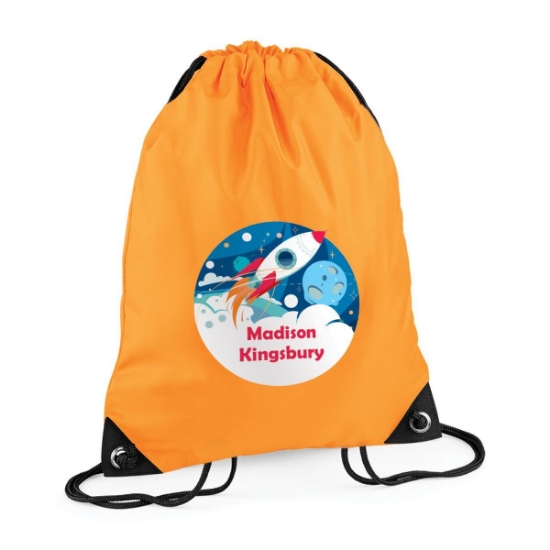 Space Adventure Personalised Swim Bag