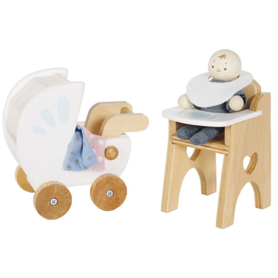 Nursery Furniture Set with Baby