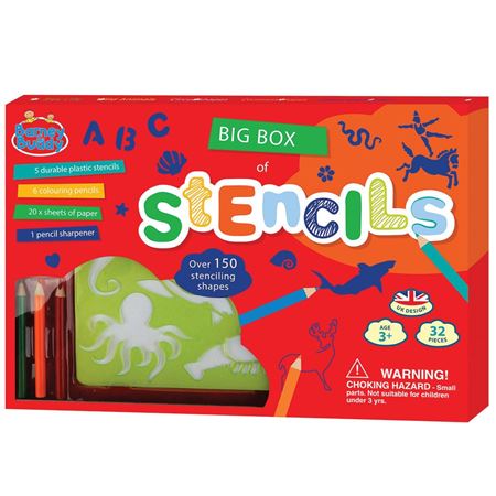 Picture of Big Box of Stencils - Red