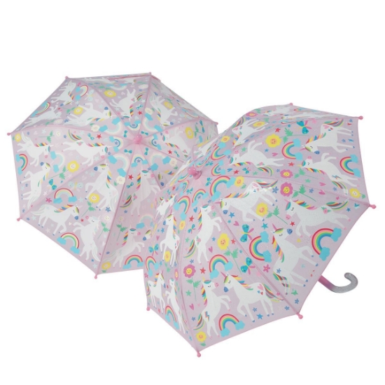 Rainbow Unicorn Colour Changing Umbrella