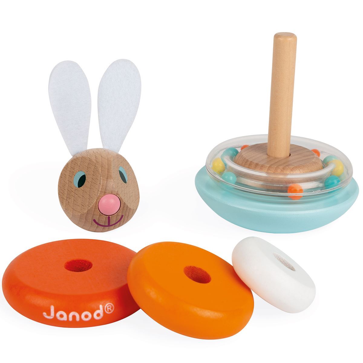Roly Poly Stacking Rabbit - Stacking Toys