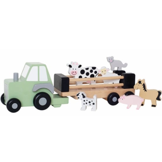 Farm Tractor and Animals