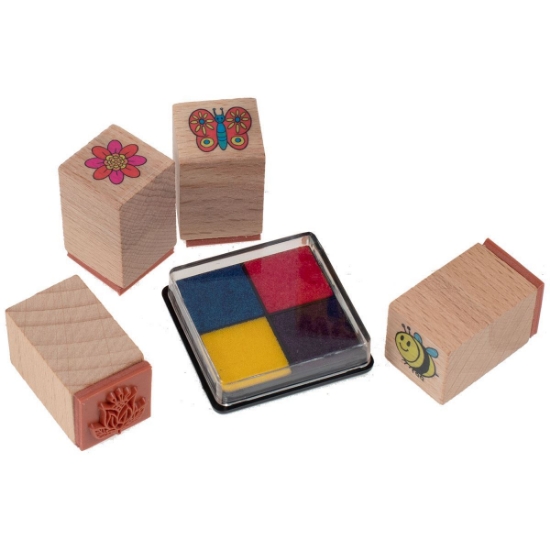 Garden Wooden Stamp Set
