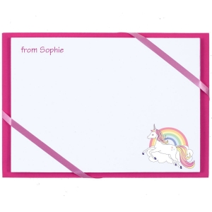 Picture of Named Cards - Rainbow Unicorn